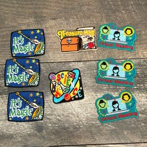 8 bundle of patches badges emblem camp prizes guides  embers sparks